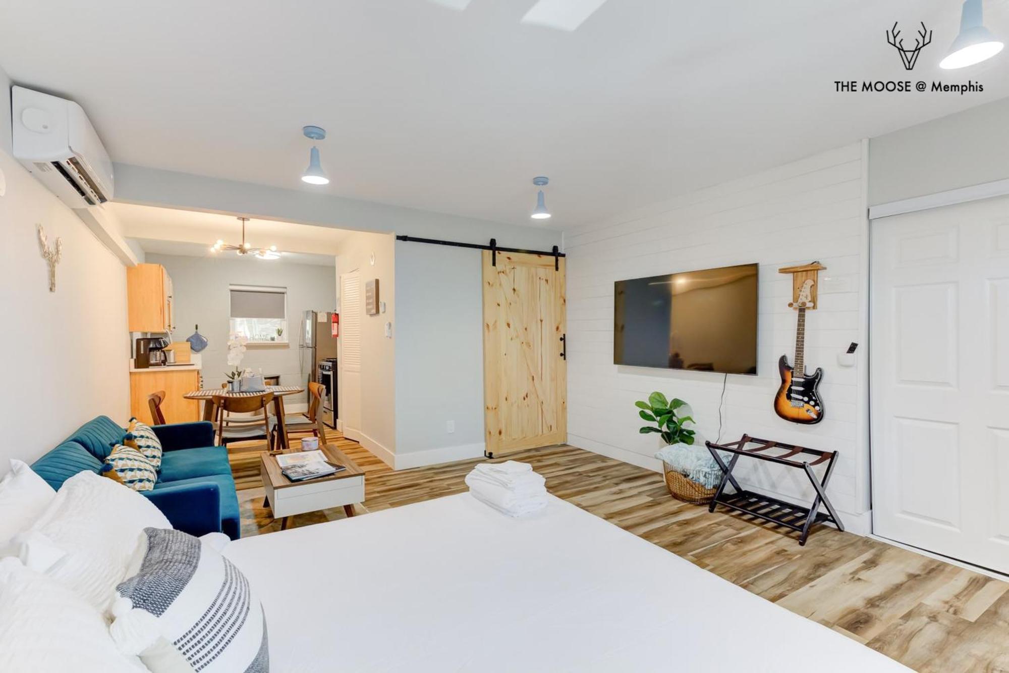 멤피스 The Moose #11 - Luxe Modern Loft With King Bed, Free Parking & Wi-Fi 아파트 외부 사진