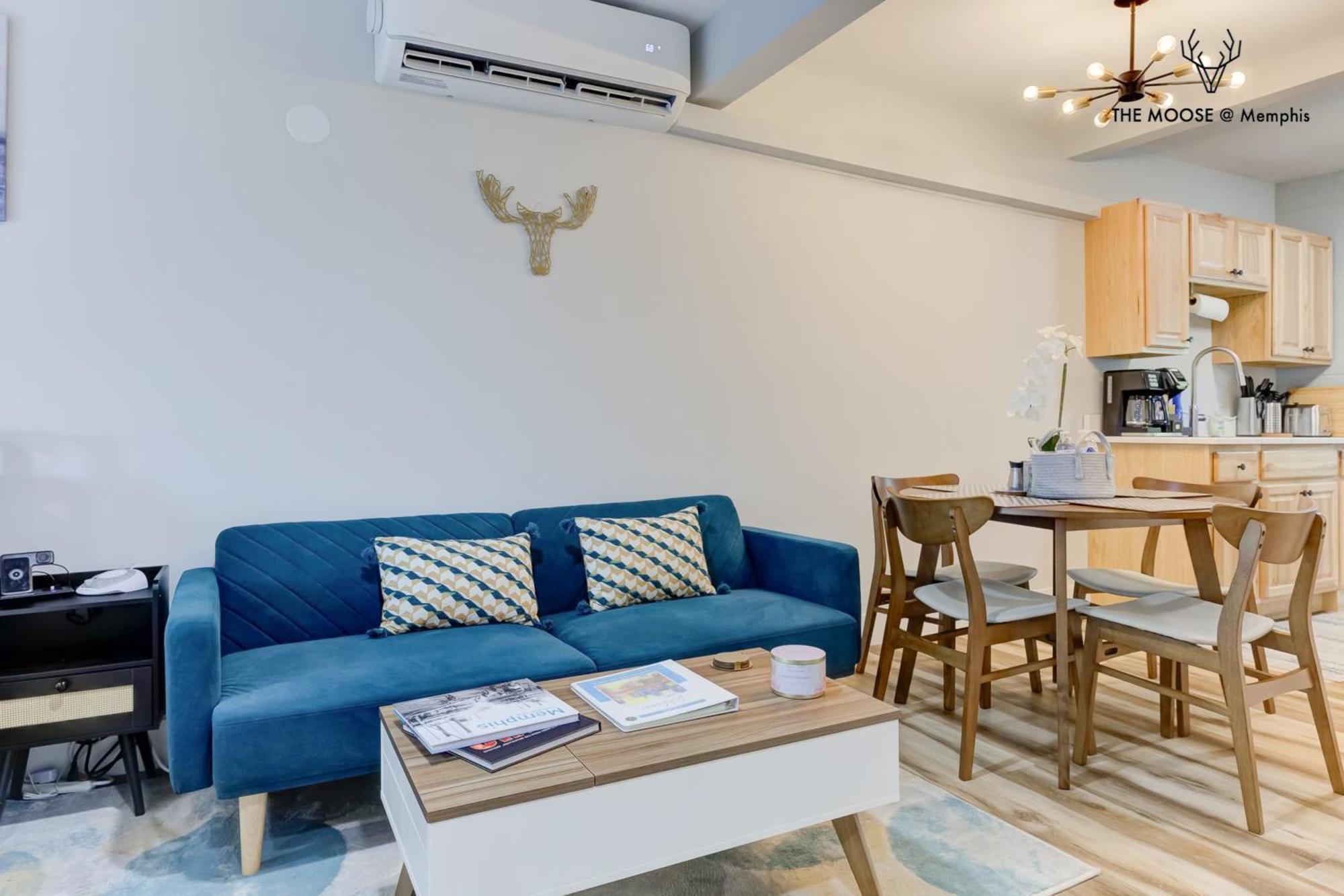 멤피스 The Moose #11 - Luxe Modern Loft With King Bed, Free Parking & Wi-Fi 아파트 외부 사진