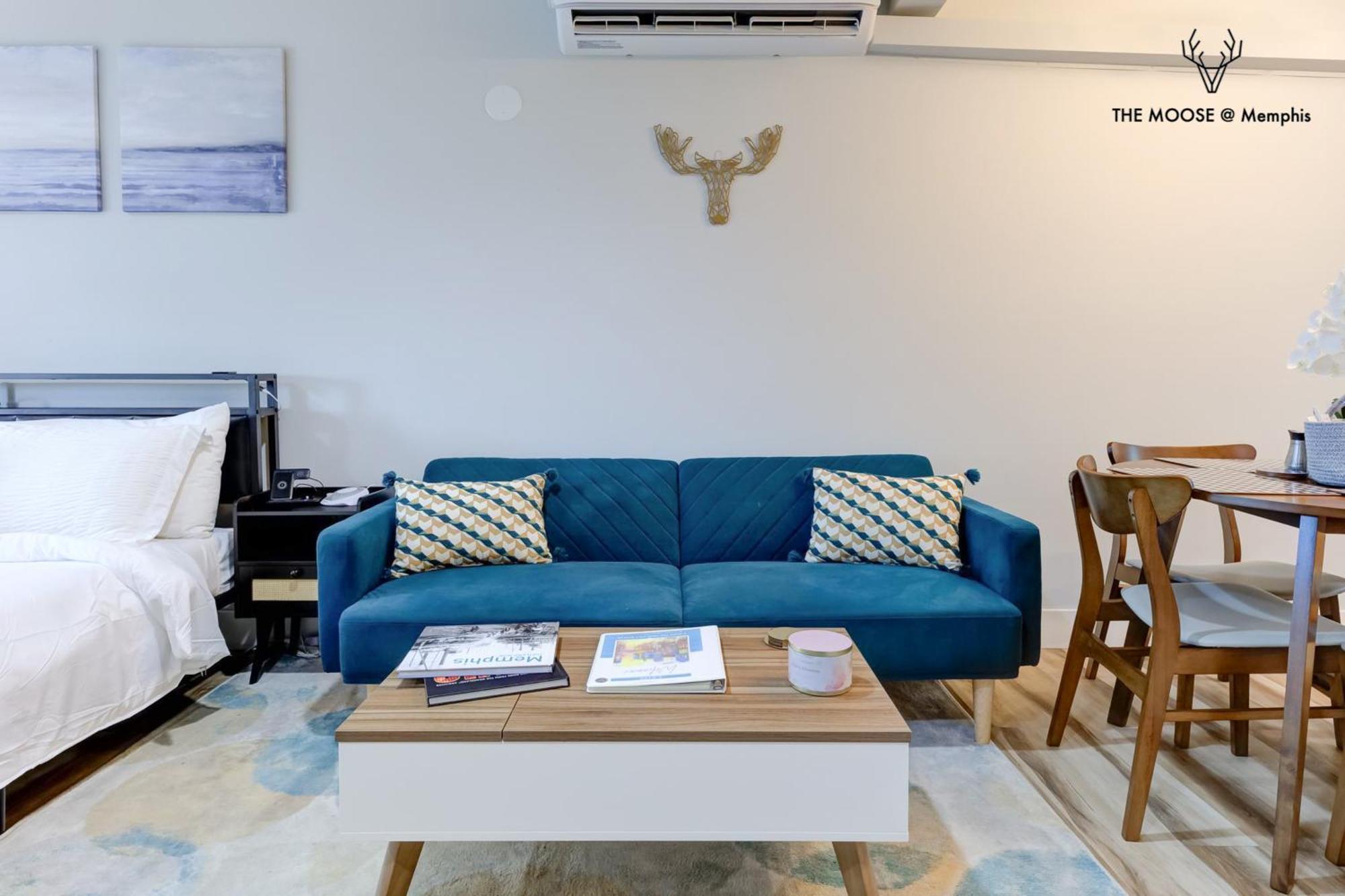 멤피스 The Moose #11 - Luxe Modern Loft With King Bed, Free Parking & Wi-Fi 아파트 외부 사진