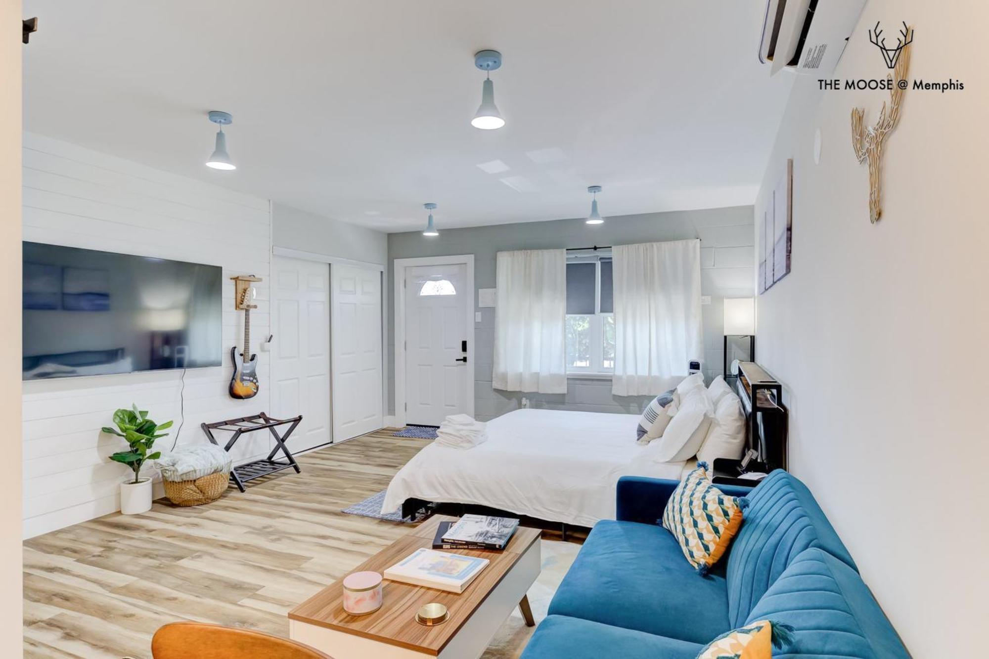 멤피스 The Moose #11 - Luxe Modern Loft With King Bed, Free Parking & Wi-Fi 아파트 외부 사진
