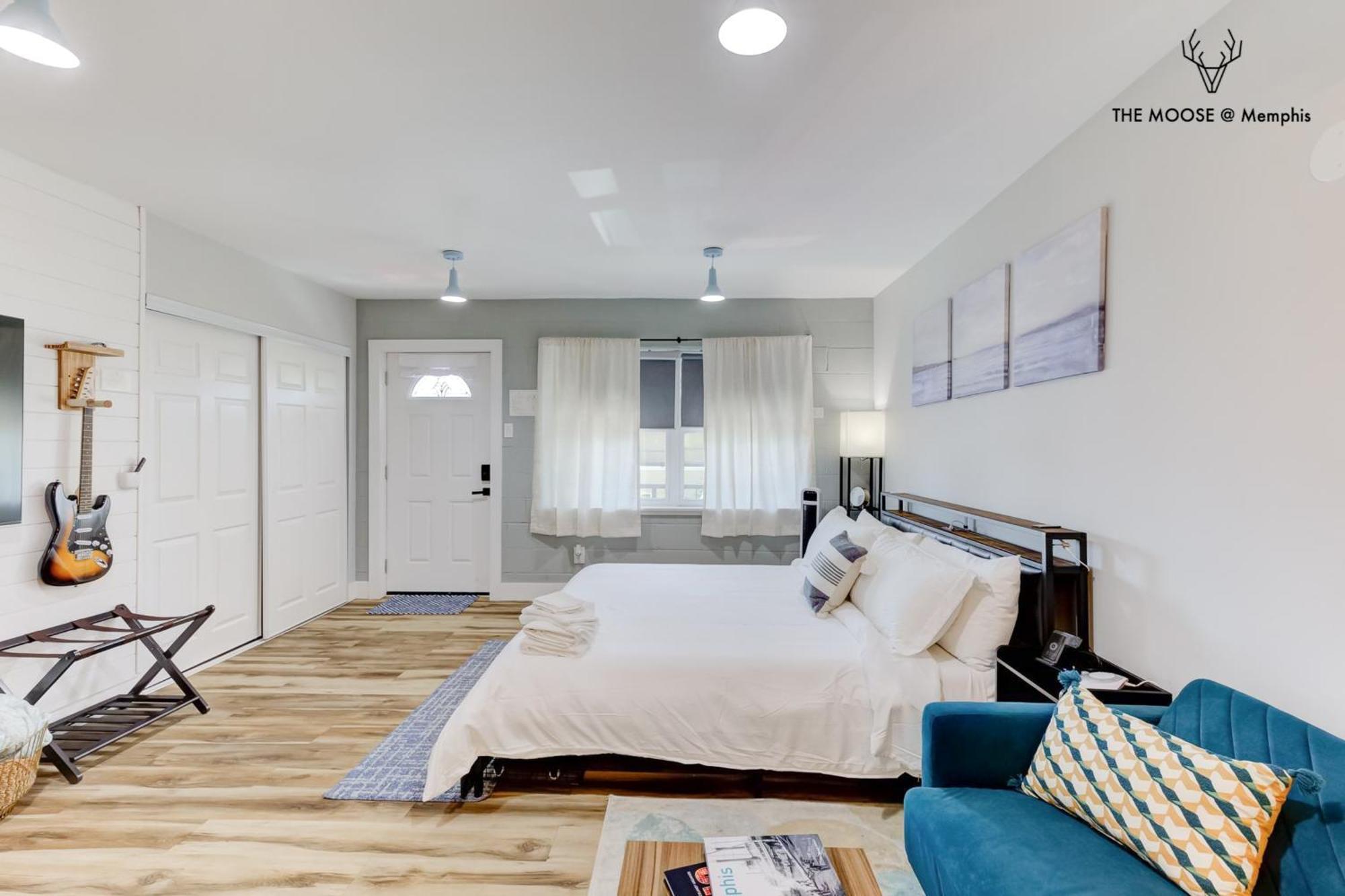 멤피스 The Moose #11 - Luxe Modern Loft With King Bed, Free Parking & Wi-Fi 아파트 외부 사진